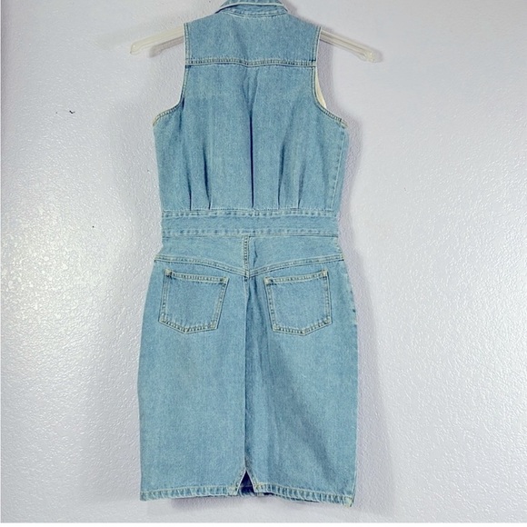Avon Vintage Denim Light Wash Classic Summer Dress - Picture 5 of 9